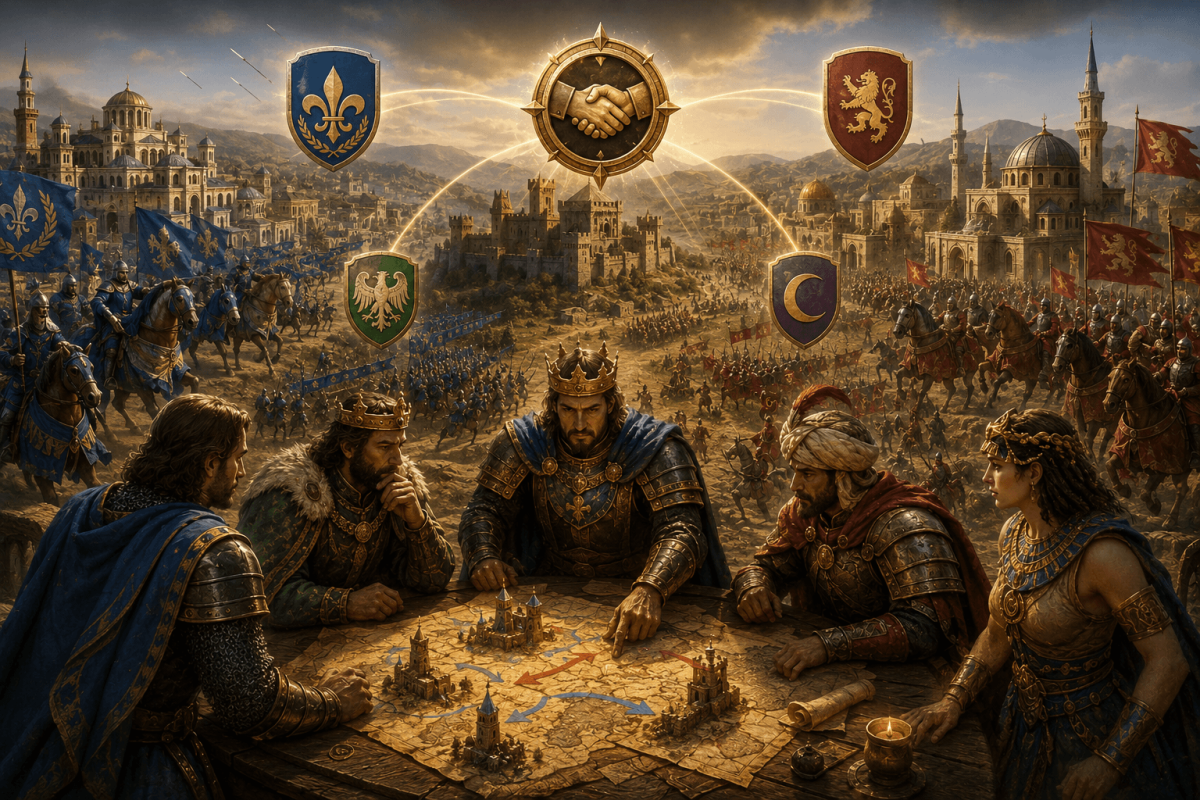 دليل التحالفات في Age of Empires Mobile — الفوائد، الأدوار واستراتيجية الحرب (2026)