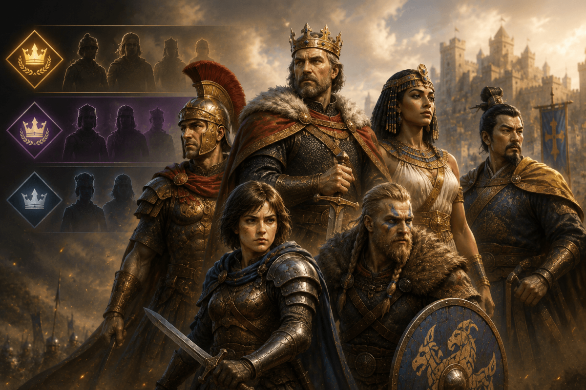 Age of Empires Mobile أفضل الأبطال Tier List — الأسطوري والملحمي مصنفون (2026)