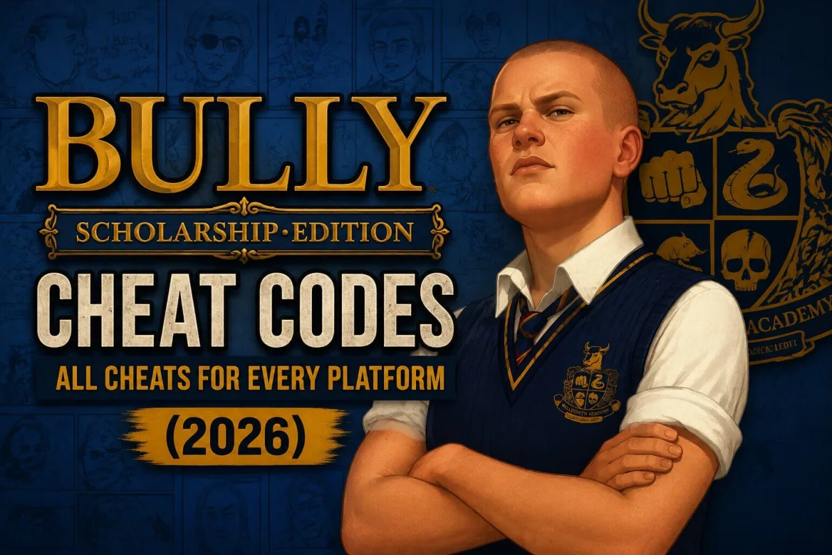 أكواد الغش Bully: Scholarship Edition — جميع الأكواد لكل منصة (2026)
