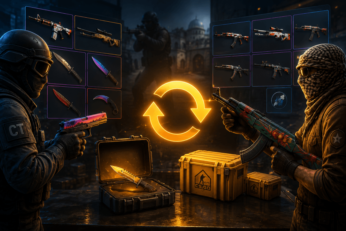 Guide de Trading CS2 — Comment Acheter, Vendre et Échanger des Skins en Toute Sécurité (2026)