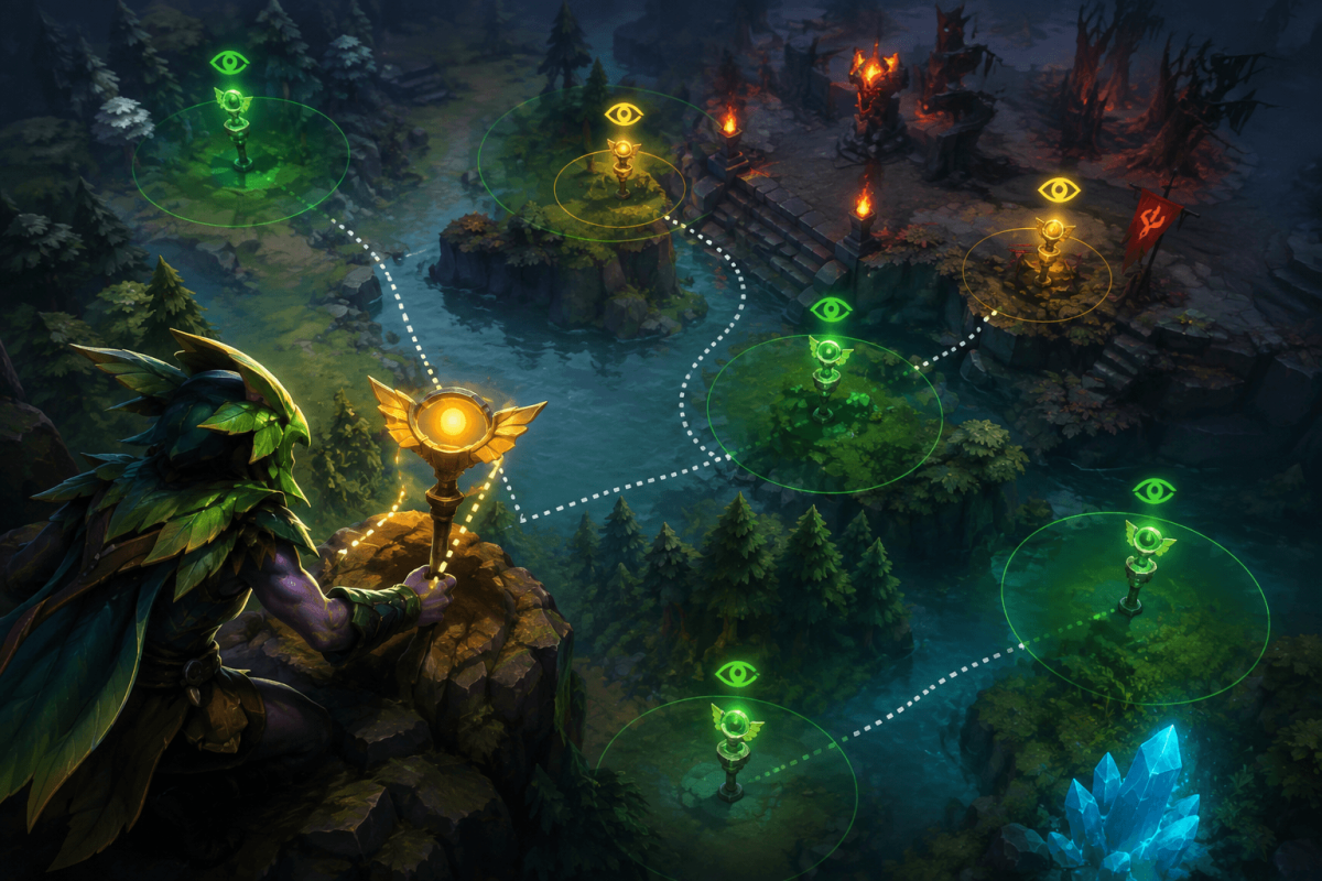Dota 2 Warding Guide — Best Ward Spots & Vision Control (2026)
