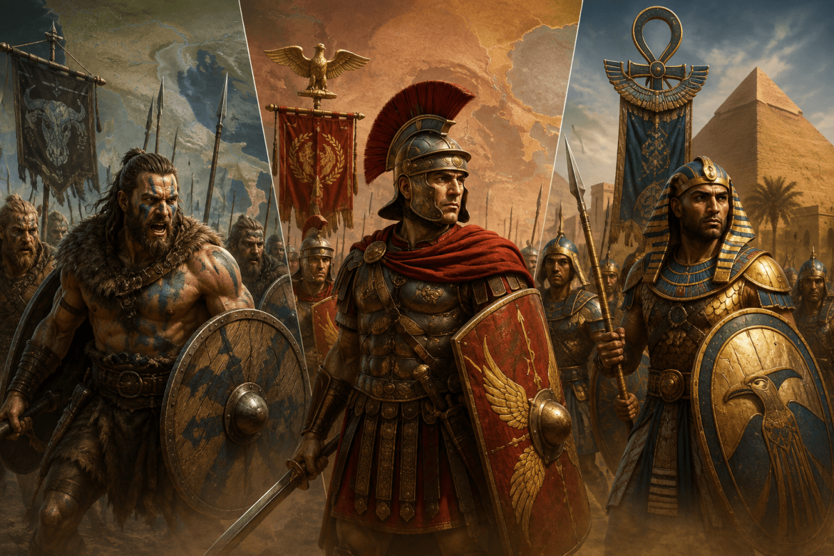 Praetorians Factions & Units Guide — Romans, Barbarians & Egyptians (2026)