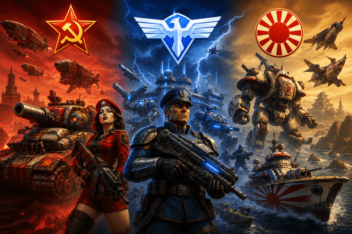 Red Alert 3 Guide — All 3 Factions, Best Units & Co-Op Tips (2026)