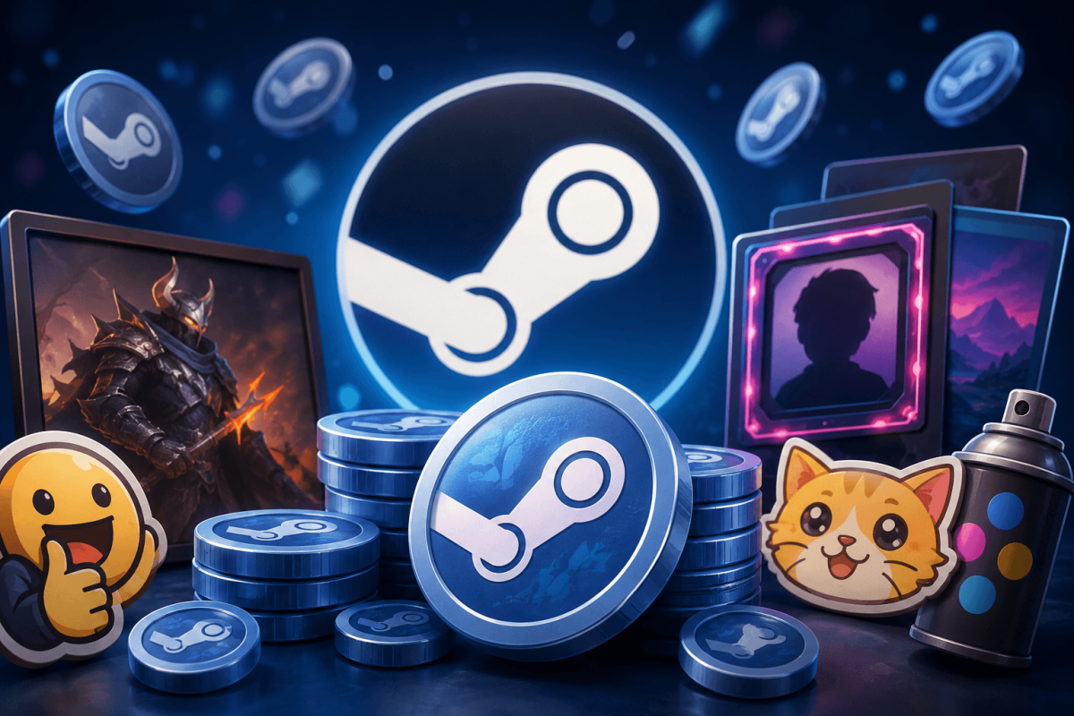 دليل نقاط Steam — كيف تكسب النقاط وأفضل المكافآت (2026)