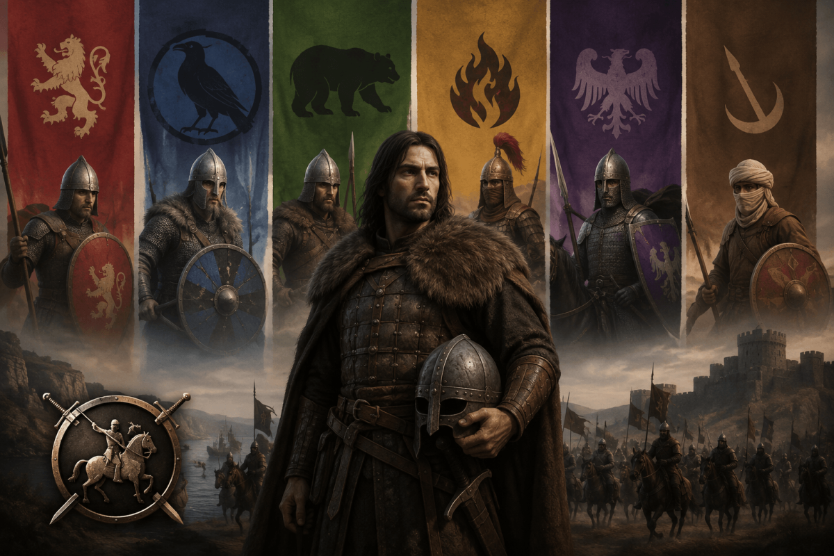 Guide des factions de Mount & Blade Warband — Les 6 royaumes classés (2026)
